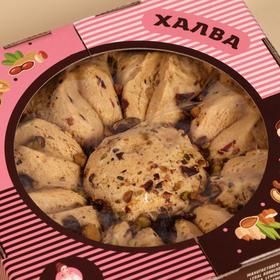 

Халва арахисовая, с клюквой и фисташкой, 800 г