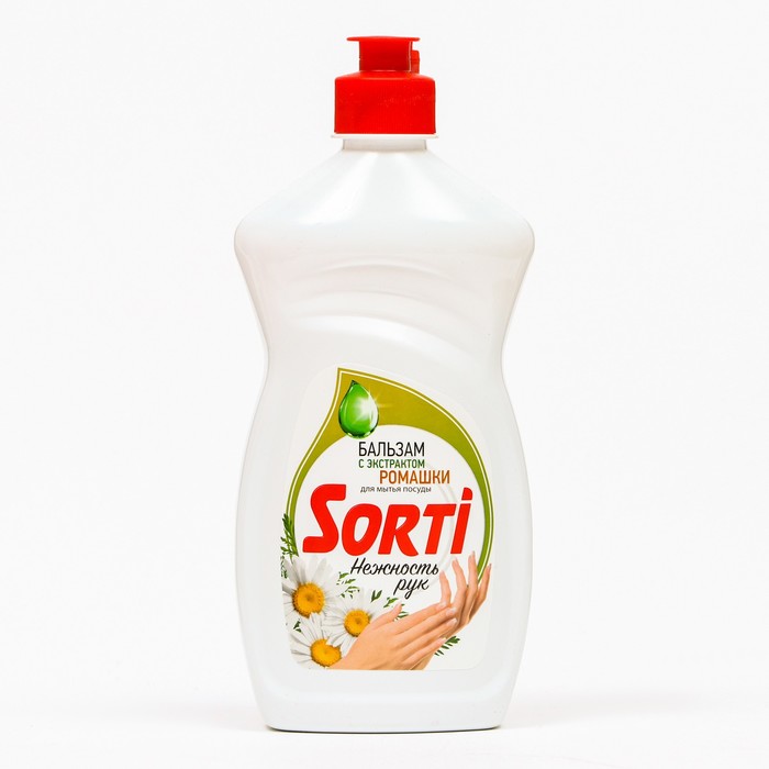 Средство для мытья посуды Sorti Ромашка, 450 мл средство для мытья посуды sorti бальзам с витамином е 450 мл