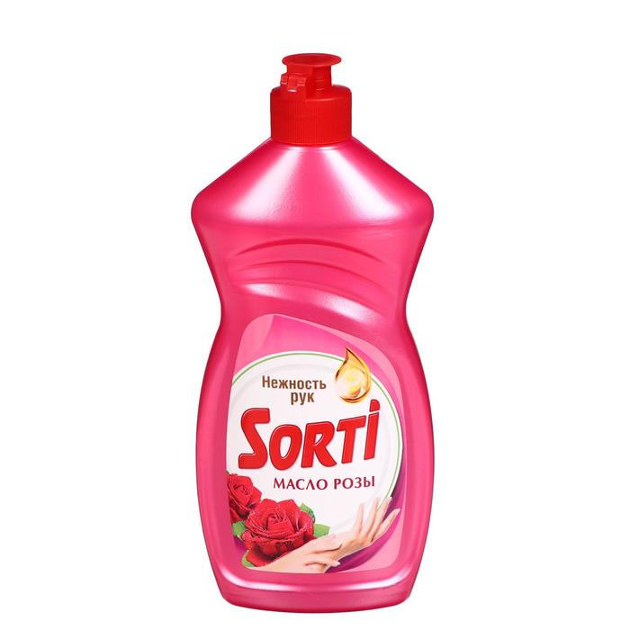Средство для мытья посуды Sorti Роза, 450 мл средство для мытья посуды sorti с витамином е 900 мл