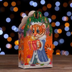 

Подарочная коробка "Полосатый Дуэт", 11,1 х 5,8 х 20,5 см