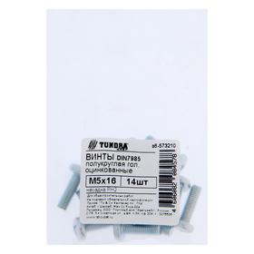 

Винт TUNDRA пкр. DIN 7985 М5x16, цинк, 14 шт.