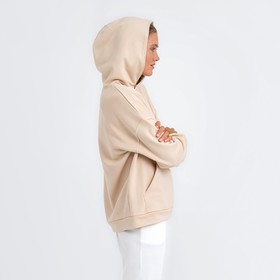 

Худи женское MINAKU: Casual collection цвет бежевый, р-р 50