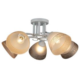 

Люстра MD.QH-0049-5 WH, 5x60Вт E27, цвет белый