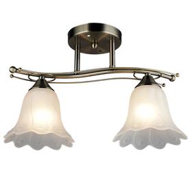 

Люстра MD.QH-0073-2 AB, 2x60Вт E27, цвет бронза