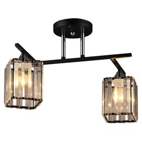 

Люстра MD.3278-2-S BK+CH, 2x60Вт E27, цвет чёрный