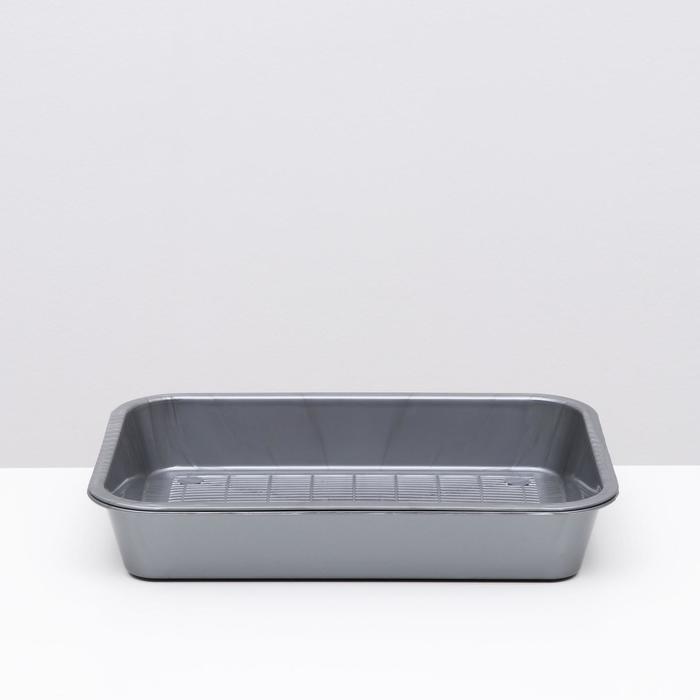 

Туалет перламутровый средний с сеткой 36 х 26 х 6,5 см серебристый