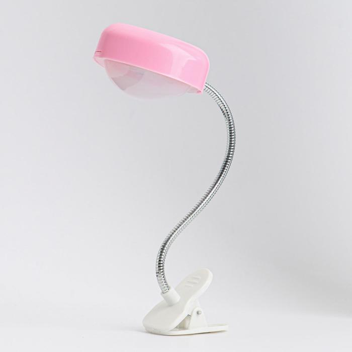 

Лампа для чтения на прищепке "Сердце", h=20 см, d=4 см, 3 led, AG13 3 шт