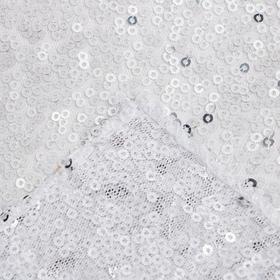 

Дорожка с пайетками на стол, цв.серебро, 30*300 см