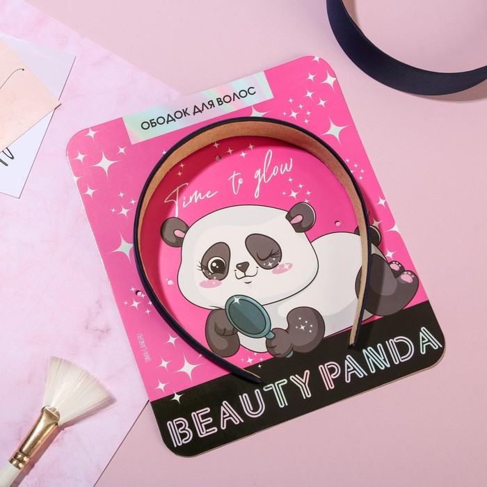 Ободок для волос "Beauty panda"