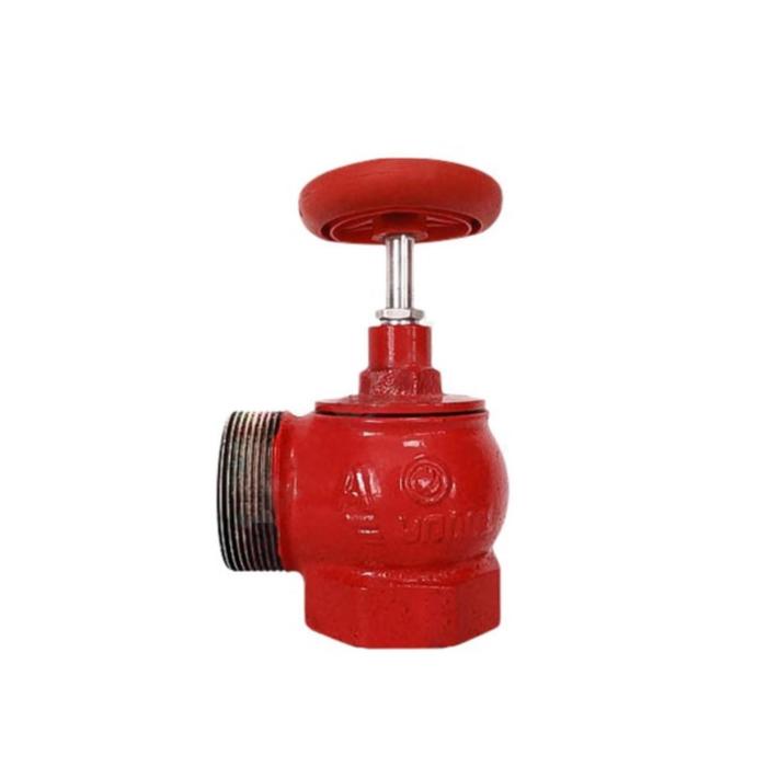 Клапан пожарный Апогей, угловой 90°, КПКМ 65-1, Ду 65, 1,6 Мпа, муфта-цапка