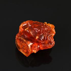 

Сувенир "Жаба", янтарь, 5,5х3,5х5 см