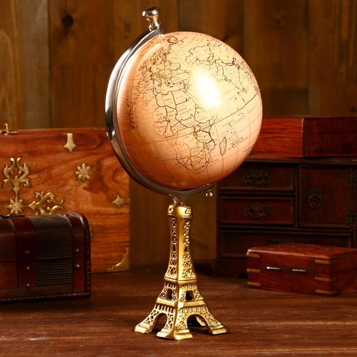 Глобус сувенирный "Эйфелева башня" 20,3х20,3х43,2 см