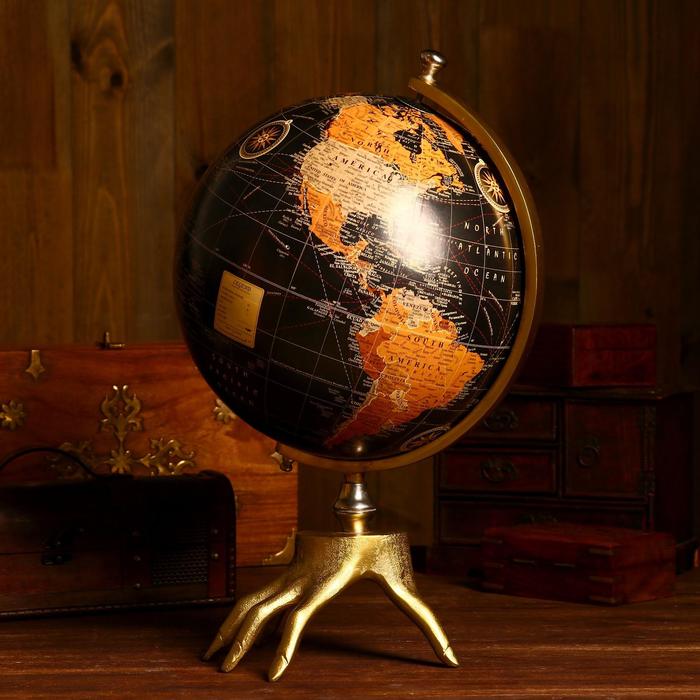 Глобус сувенирный "Хэнд" 30,5х30,5х47 см