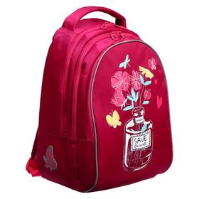 

Рюкзак школьный, Grizzly RG-268, 41 x 28 x 20 см, эргономичная спинка, отделение для ноутбука, фуксия