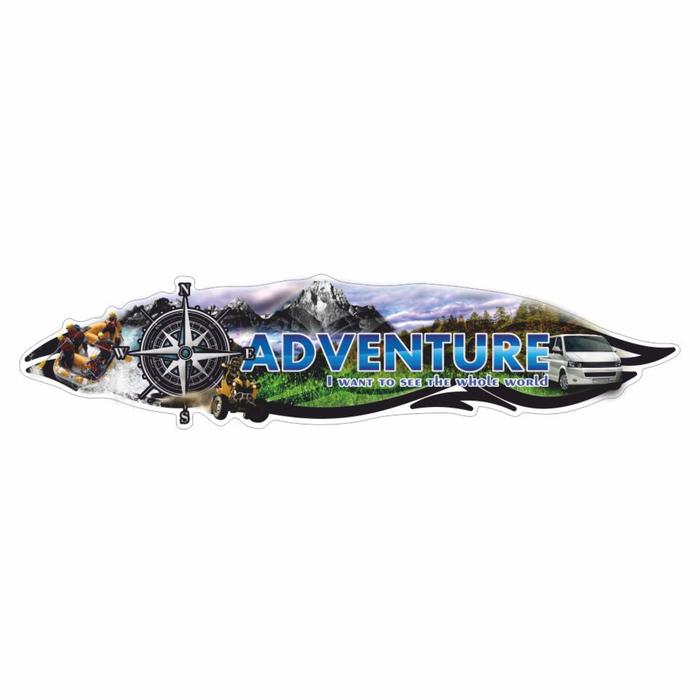 Наклейка ADVENTURE, 150 х 37,5 см наклейка adventure 75 х 19 см