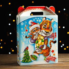 

Подарочная коробка "Тигриная история" с анимацией и игрой, 17 х 7 х 20 см,