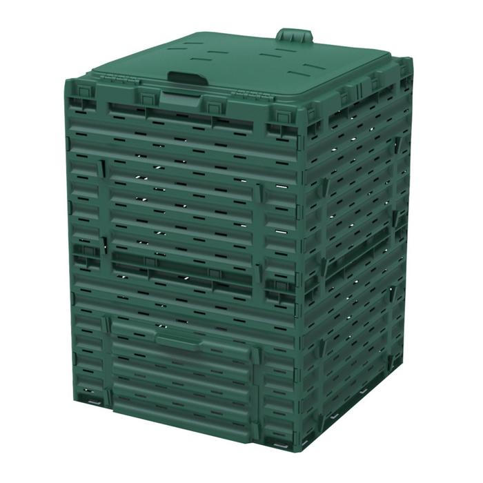 Компостер Piteco, 300 л, пластик, зелёный расширитель компостера piteco 300 л пластик зелёный