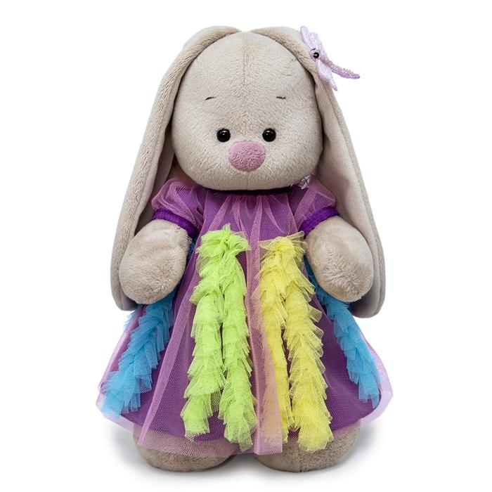 фото Мягкая игрушка" зайка ми" в платье с оборками 32 см stm-464