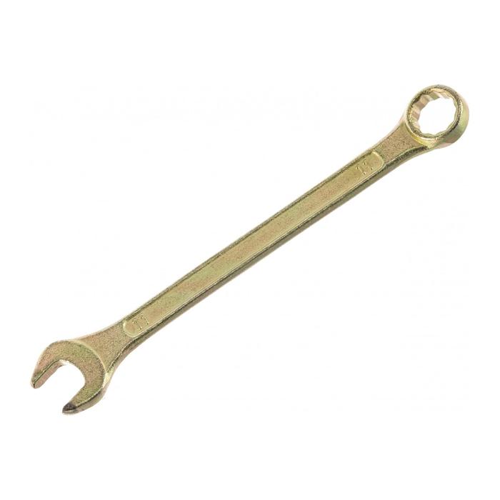 Ключ комбинированный REXANT 12-5806-2, желтый цинк, 11 мм ключ комбинированный rexant 12 5807 2 желтый цинк 12 мм