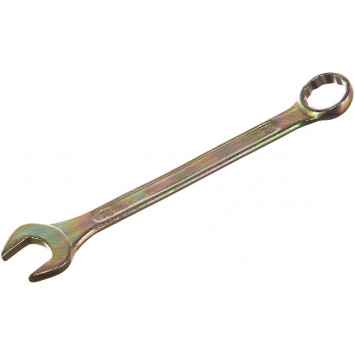 Ключ комбинированный REXANT 12-5819-2, желтый цинк, 18 мм ключ rexant 12 5816 2