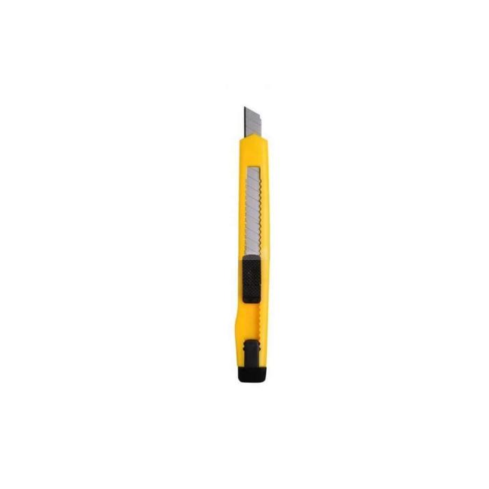 Нож REXANT 12-4905, пластик, с клипсой, сегментированное лезвие, 9 мм