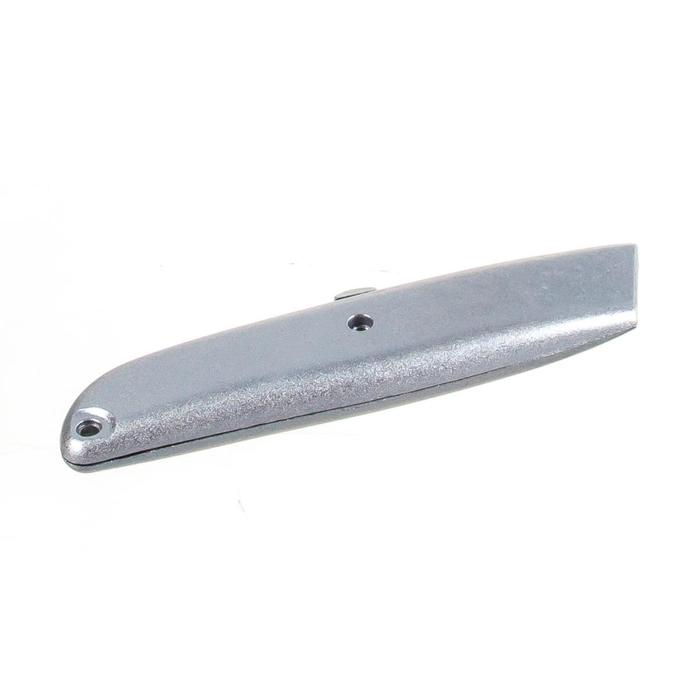 цена Нож REXANT 12-4907, трапециевидное лезвие, 19 мм
