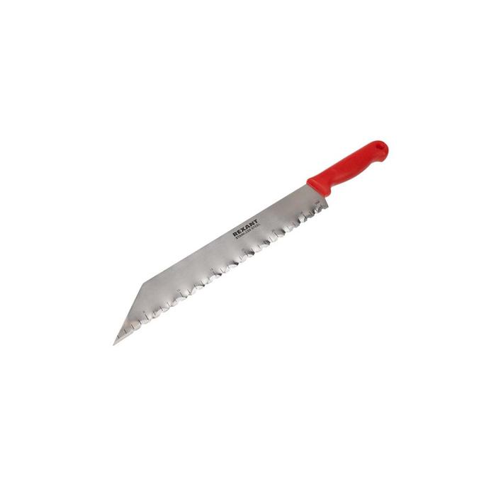 Нож для резки теплоизоляционных панелей REXANT 12-4926, 340 мм нож для резки теплоизоляционных панелей 2 стороннее лезвие сибртех