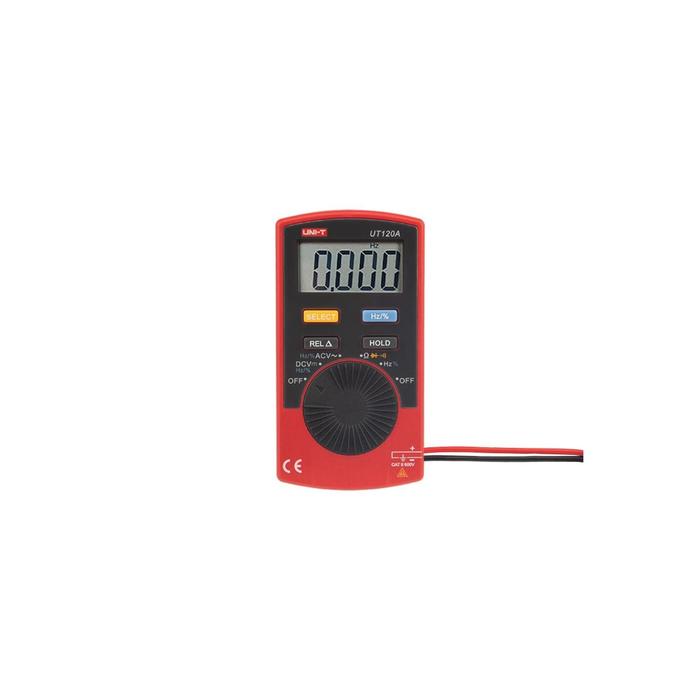 Мультиметр UNI-T UT120A, 1х3 В, режим прозвонка, индикация перегрузки, полярности