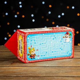 

Подарочная коробка "Праздничная елка" с анимацией и игрой, 9,8 х 7 х 17,8 см
