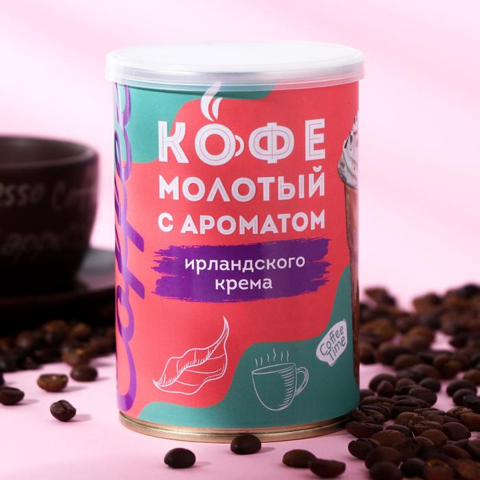 

Кофе натуральный молотый ароматизированный "Ирландский крем", 150 г