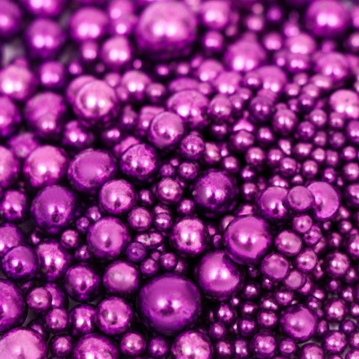 фото Рисовое драже "шарики", фиолетовые, микс, 50г кондимир
