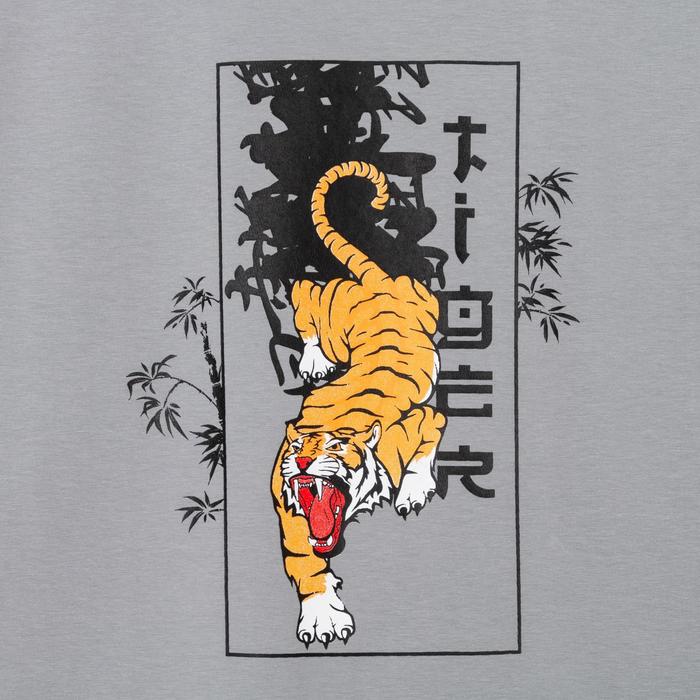 

Футболка мужская KAFTAN "Tiger", серый, р. 48
