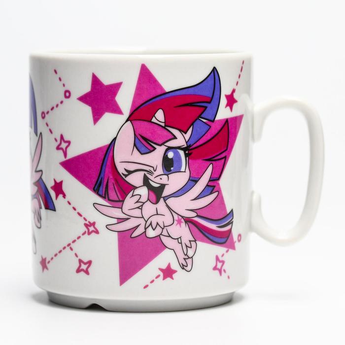 

Кружка керамическая, фиолетовый, 300 мл "Искорка", My Little Pony