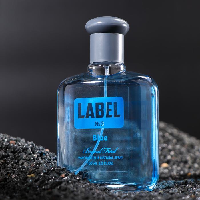 фото Туалетная вода мужская label №3 blue, 100 мл delta parfum