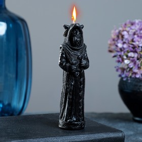 Фигурная свеча 'Велес-Мудрость' черная, 12см Ош