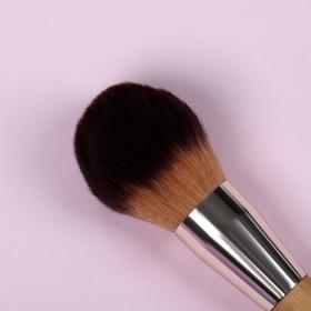

Кисть для макияжа «Natural», 18 см, цвет коричневый
