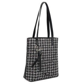 

Сумка тоут, отдел на молнии, наружный карман, цвет серый/чёрный