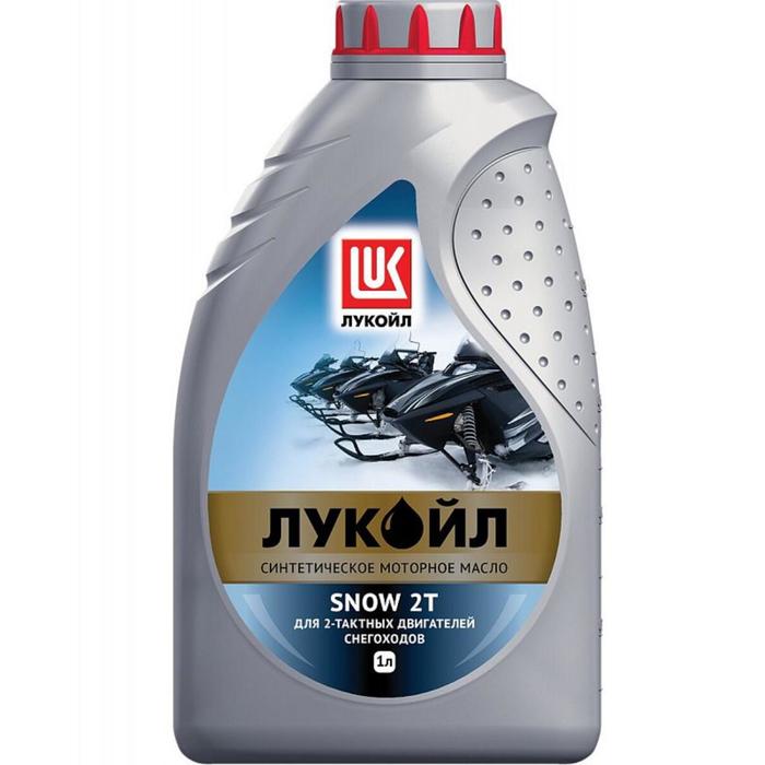 Масло моторное Лукойл Snow 2T, канистра, 1 л масло моторное cupper kart 2t двухтактное 1 л