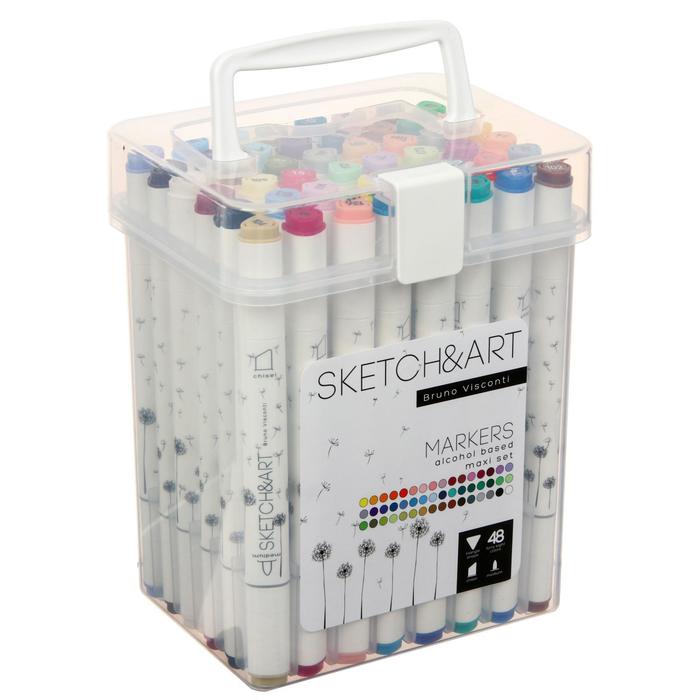 Набор художественных маркеров 48 цветов SKETCH&ART 