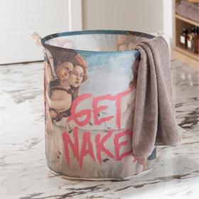 Корзина текстильная Этель 'Get naked', 45*55 см Ош