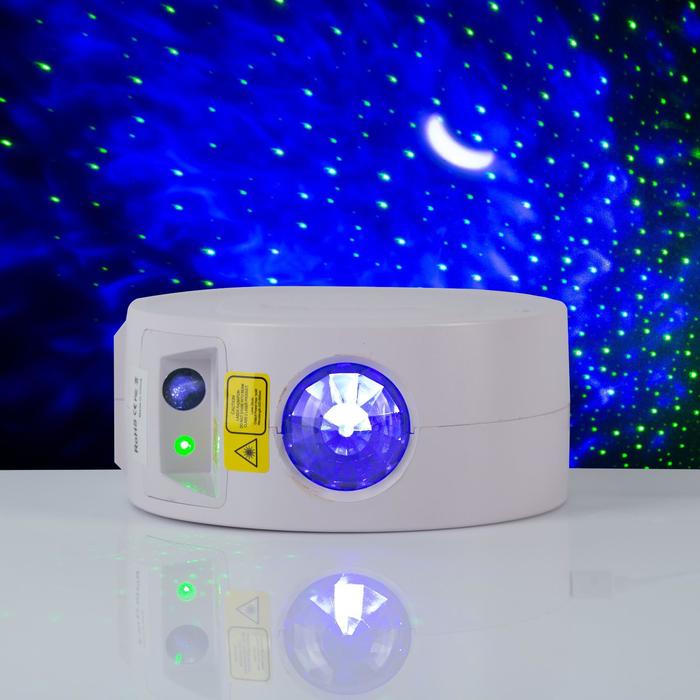 Световой прибор «Монпасье» 5 см, лазер, динамик, свечение мульти, 5 В