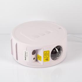 Лазерный проектор "Монпасье", d=14 см, USB, MicroUSB, реагирует на звук, RGB от Сима-ленд