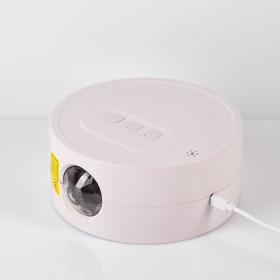 Лазерный проектор "Монпасье", d=14 см, USB, MicroUSB, реагирует на звук, RGB от Сима-ленд