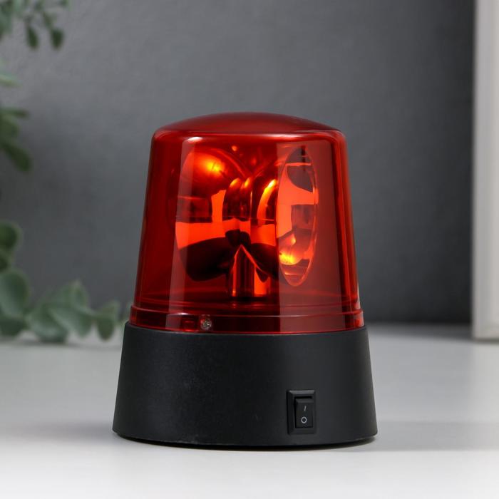 

Ночник "Мигалка" красный 9,3х9,3х11,3 см