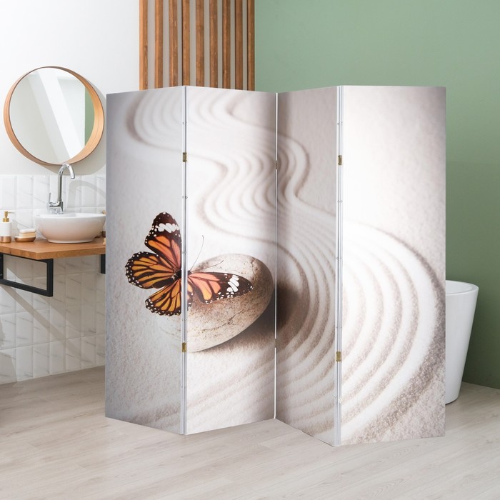 Ширма Бабочка. Декор 3, двухсторонняя, 200 х 160 см ширма бабочка декор 3 200 х 160 см