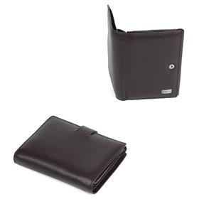 

Портмоне на кнопке 54006D FABRETTI н/к, цвет коричневый