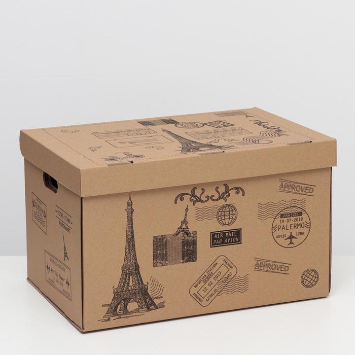 

Коробка для хранения "Франция", бурая, 48 х 32,5 х 29,5 см
