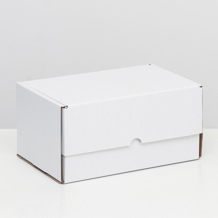 Коробка самосборная Почтовая, белая, 30 х 20 х 15 см