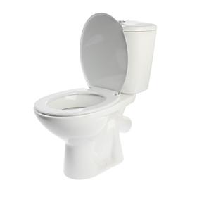 

УЦЕНКА Унитаз компакт ЛЗСФ "Универсал NEW 45", нижняя подводка, косой выпуск, сиденье, кнопка
