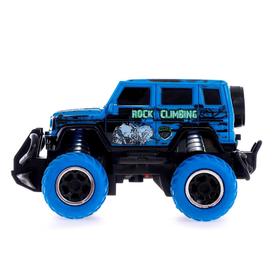 

Уценка (помята упаковка) Джип радиоуправляемый «Граффити», работает от батареек, цвет синий